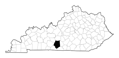 Barren County in Kentucky