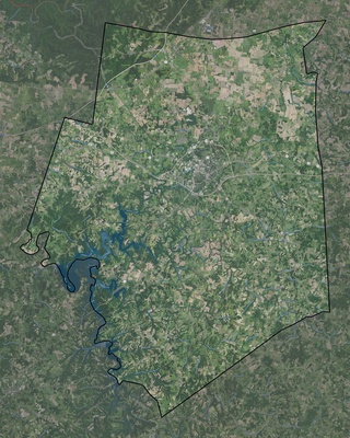 Barren County KY USGS imagery and topo map