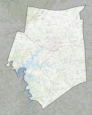 Barren County KY USGS topo map