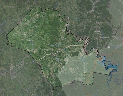Bath County KY USGS imagery and topo map