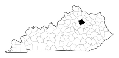 Bourbon County in Kentucky