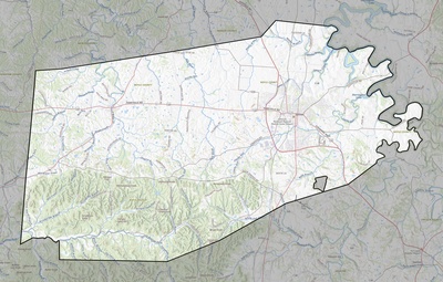 Boyle County KY USGS topo map