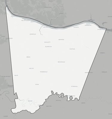 Bracken County KY county basemap context