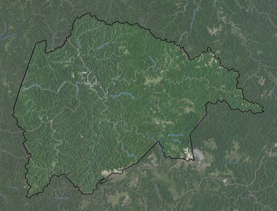 Breathitt County KY USGS imagery and topo map