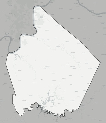 Breckinridge County KY county basemap context