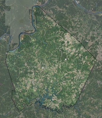 Breckinridge County KY USGS imagery and topo map