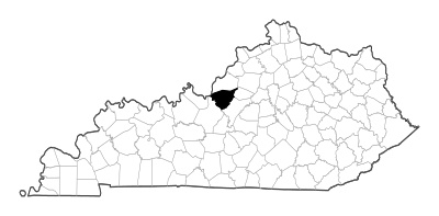 Bullitt County in Kentucky
