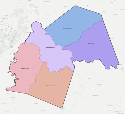 Butler County KY townships and subdivisions map