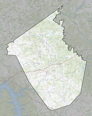 Caldwell County KY USGS topo map