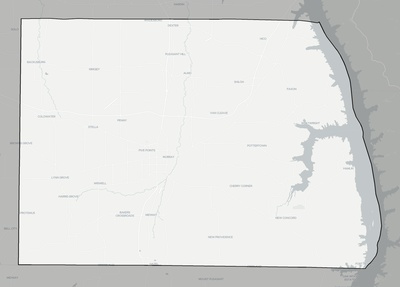 Calloway County KY county basemap context