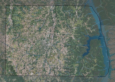 Calloway County KY USGS imagery and topo map