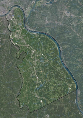 Campbell County KY USGS imagery and topo map