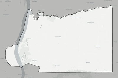 Carlisle County KY county basemap context