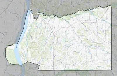 Carlisle County KY USGS topo map