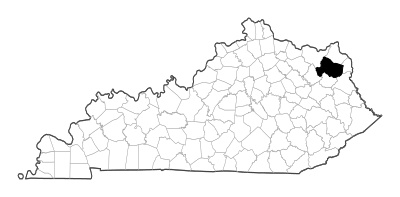 Carter County in Kentucky