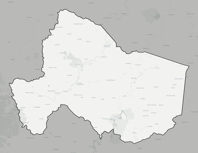 Carter County KY county basemap context
