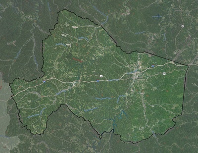 Carter County KY USGS imagery and topo map