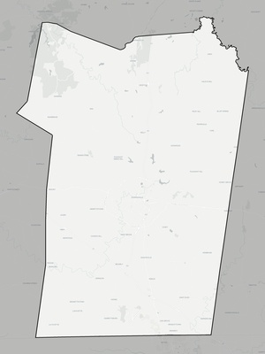 Christian County KY county basemap context