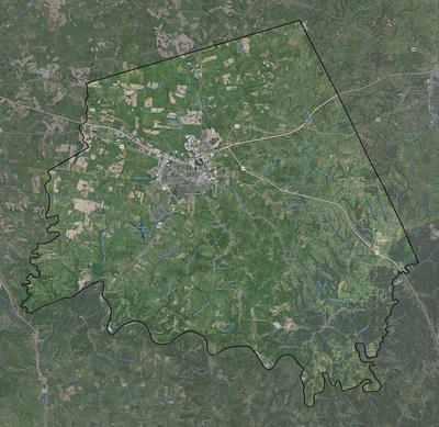 Clark County KY USGS imagery and topo map