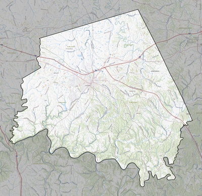 Clark County KY USGS topo map