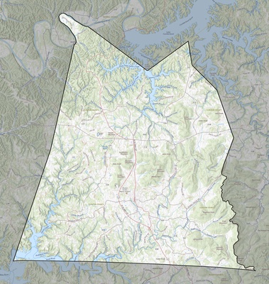 Clinton County KY USGS topo map