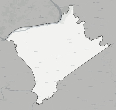 Crittenden County KY county basemap context