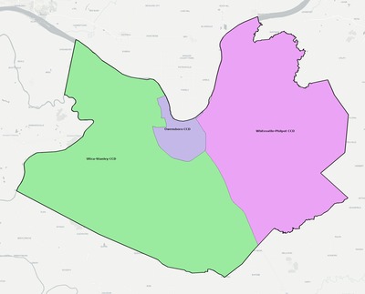 Daviess County KY townships and subdivisions map