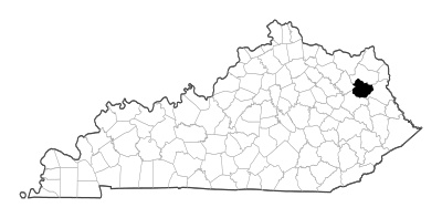 Elliott County in Kentucky