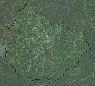 Elliott County KY USGS imagery and topo map