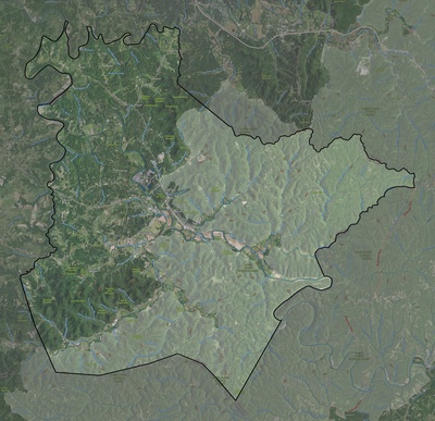 Estill County KY USGS imagery and topo map