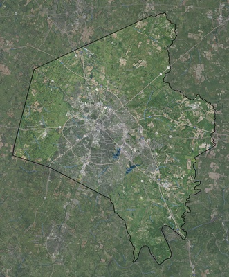 Fayette County KY USGS imagery and topo map