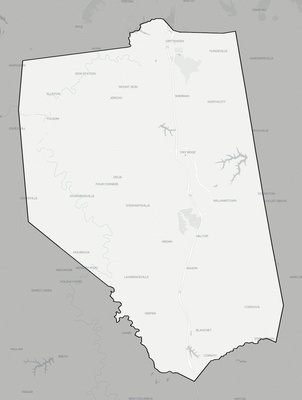 Grant County KY county basemap context