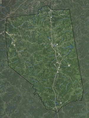 Grant County KY USGS imagery and topo map