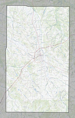 Graves County KY USGS topo map