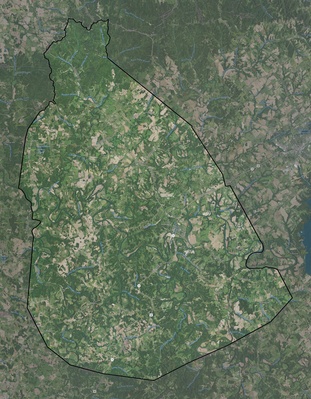 Green County KY USGS imagery and topo map