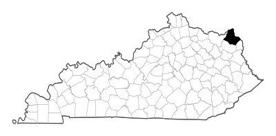 Greenup County in Kentucky