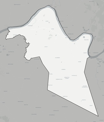 Hancock County KY county basemap context
