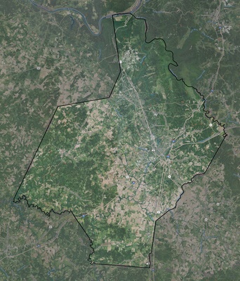 Hardin County KY USGS imagery and topo map