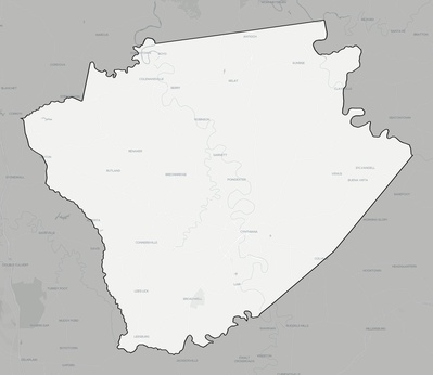 Harrison County KY county basemap context