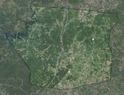 Hart County KY USGS imagery and topo map
