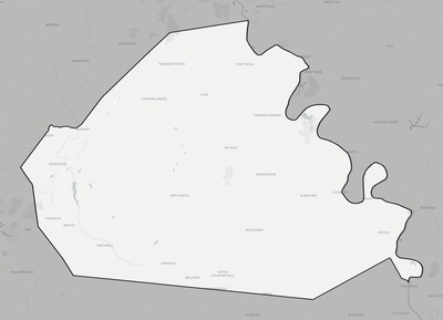 Henry County KY county basemap context