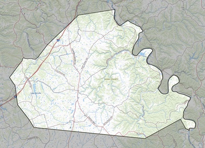 Henry County KY USGS topo map