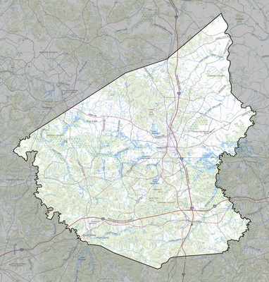 Hopkins County KY USGS topo map