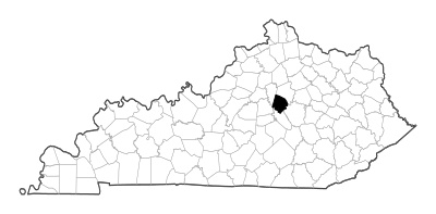 Jessamine County in Kentucky