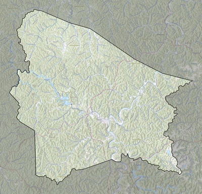 Johnson County KY USGS topo map