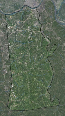 Kenton County KY USGS imagery and topo map