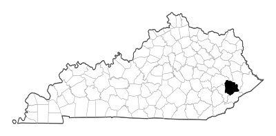 Knott County in Kentucky