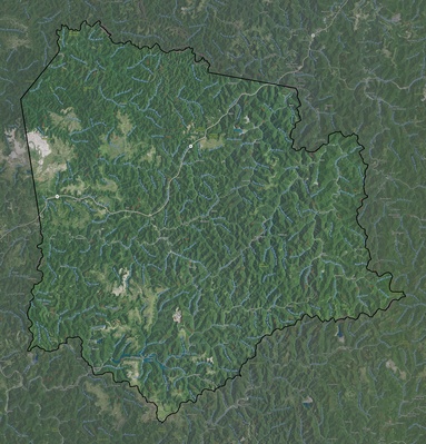 Knott County KY USGS imagery and topo map