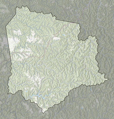 Knott County KY USGS topo map