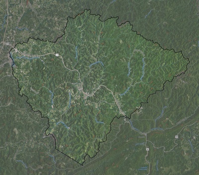 Knox County KY USGS imagery and topo map
